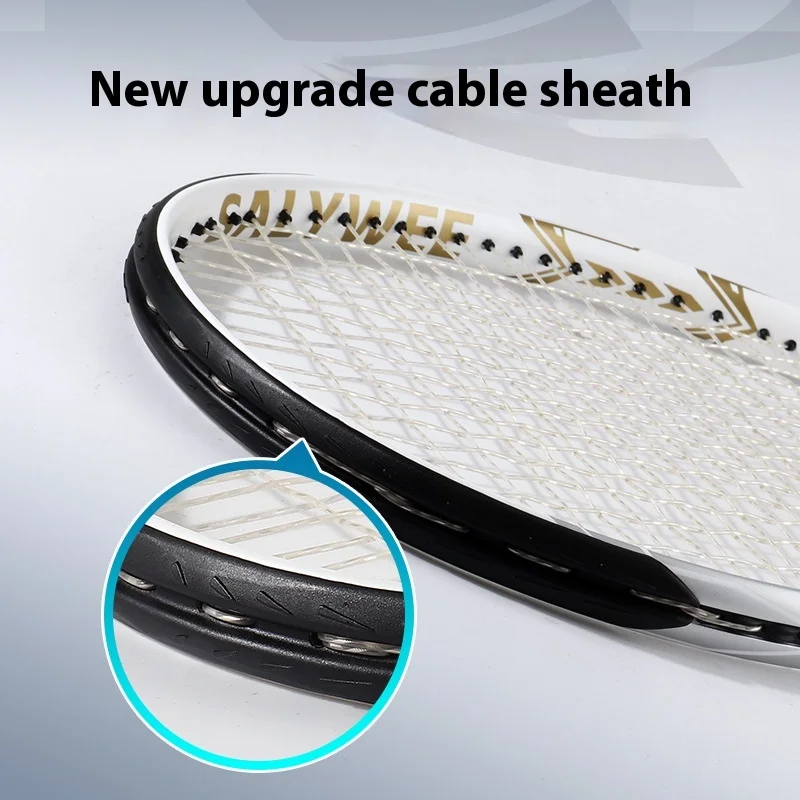 SALYWEE-All Carbon Integrated Tennis Racket, Shock Absorption and Torsion Resistance, Professional Competition Sports
