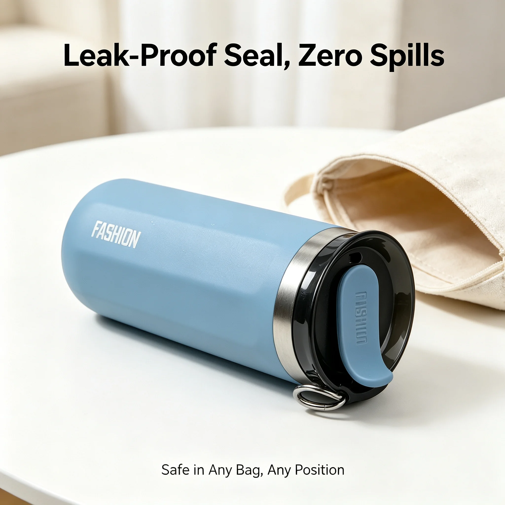 Stainless Steel Insulated Thermal Travel Mug - Leakproof Drinkware Tumbler
