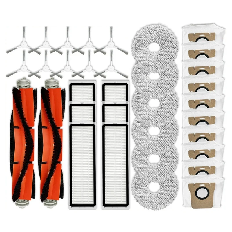 

For Xiaomi C102CN Robot Vacuum Cleaner Main Side Brush Hepa Filter Mop Pad Dust Bag Replacement Spare Parts