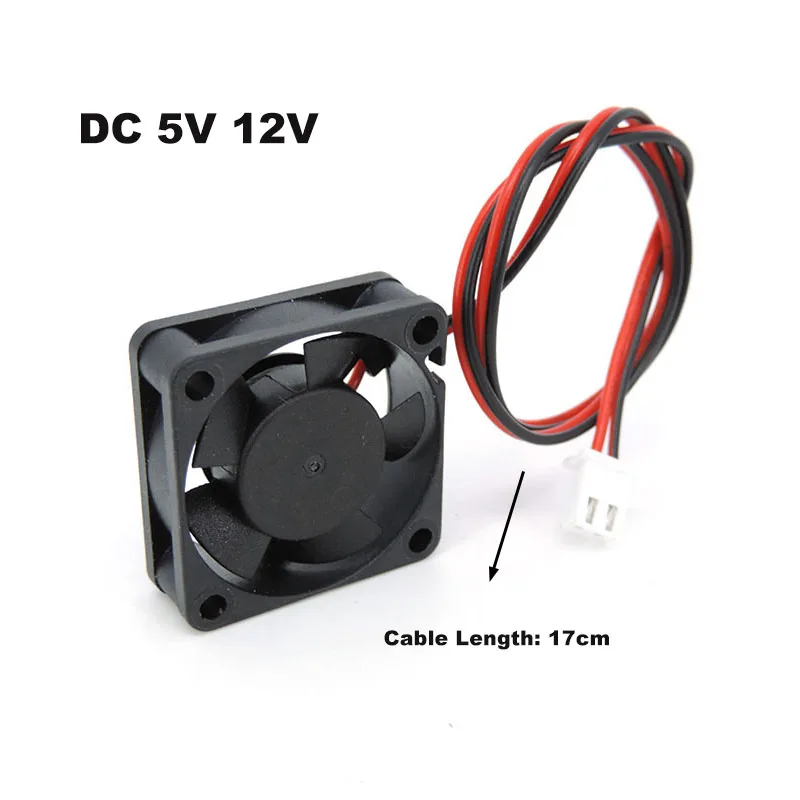 

DC 5V 12V 24V 3010 Fan Cooling Brushless Mini Fan 30*30*10MM 2Pin oil Fluid Bearing Radiator For 3D Printer Parts Reprap k5