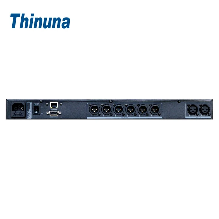 

Thinuna EX DAP-0206 Professional Audio Audio System Two-in Six-out Professional Digital Processor KTVProcessor