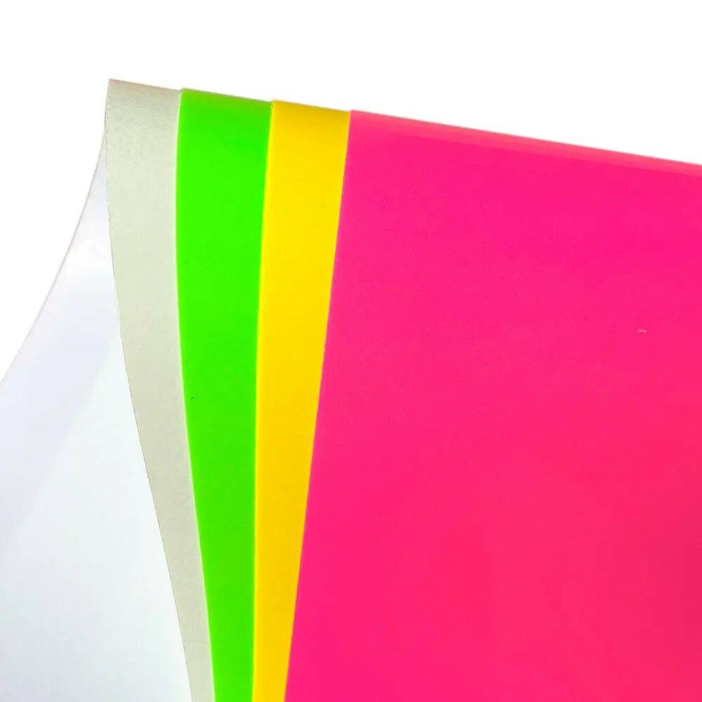 12"x10" Bundle Luminous 3D Puff Heat Transfer Film Hot Press Clothes Vinyl Glow in the Dark HTV Sheets Vinyl for Cut Easy Cut