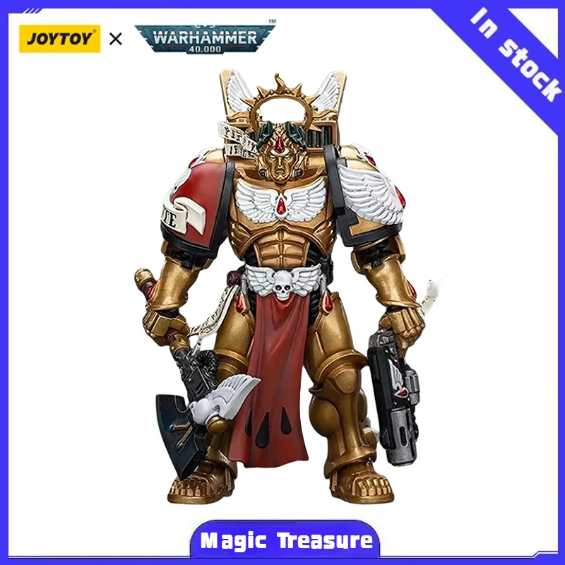 HiPlay JOYTOY Warhammer 40K Series, Blood Angels Terminator Squad: Terminator con Storm Bolter, Action Figure da collezione in scala 1:18 JT5871