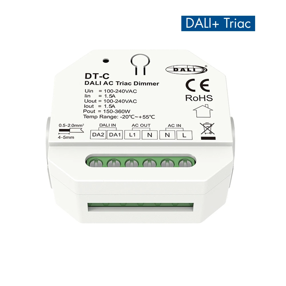 DALI-AC-Triac-Dimmer-DT-C-With-Push-Switch-Dimming-Trailing-Edge-Dimmer ...