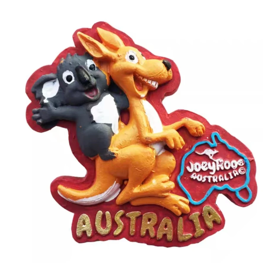 Europe Australia 3D Fridge Magnets Tourism Souvenir Refrigerator Magnets Sticker Collection Handicraft Gift Decoration Articles