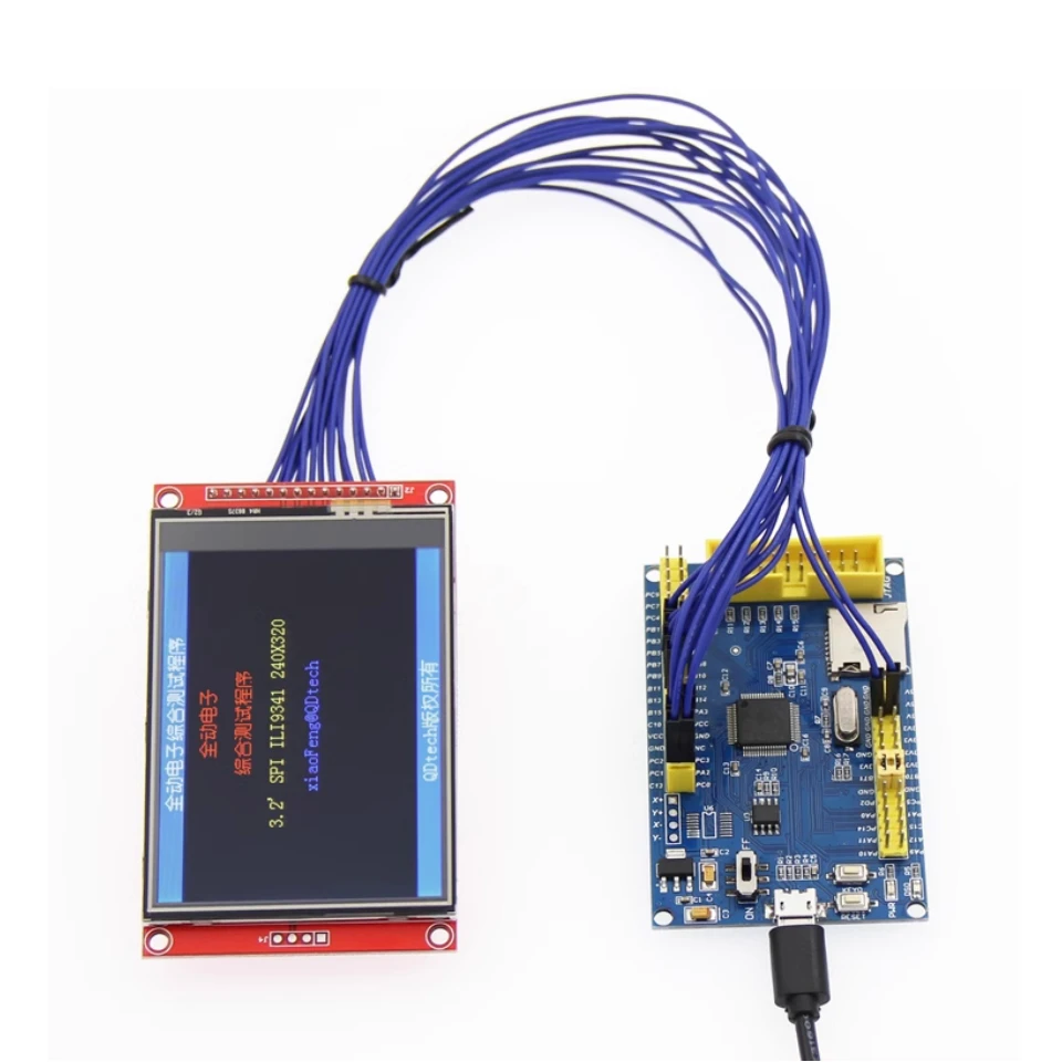 3.2 Inch SPI Serial Port LCD Screen TFT Display Screen Color Module 240*320 ILI9341 with Touch lcd display module
