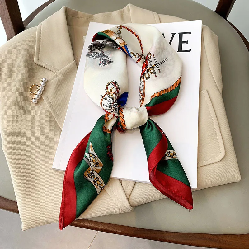 Luxury silk square scarf