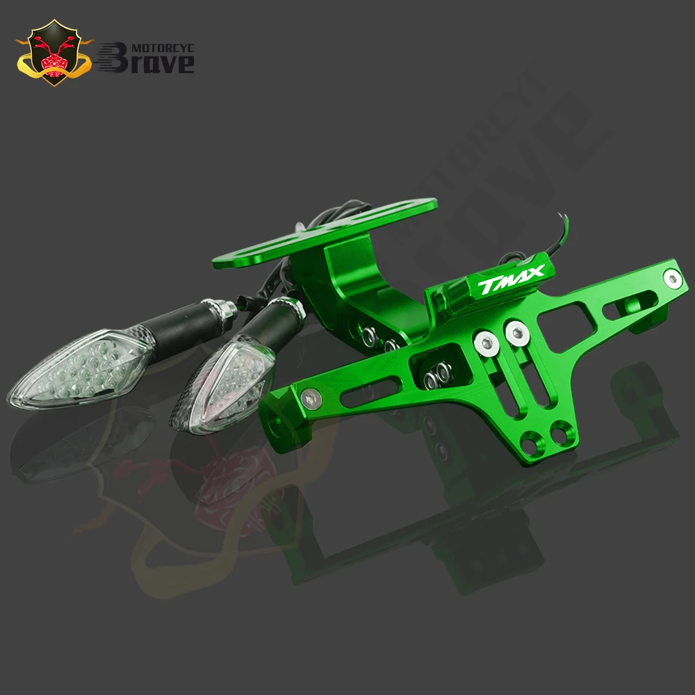 Support Plaque éliminateur D'aile Pour Yamaha TW200 (1989-2023) - Kit Aluminium Avec Feu Stop LED