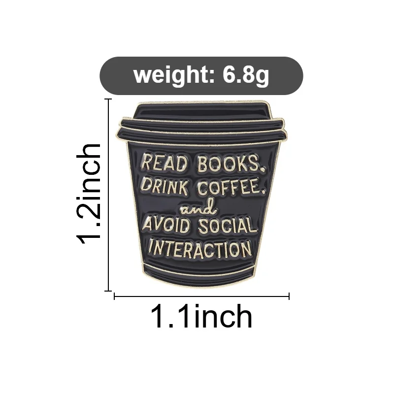Hobby Collection Emaille-Anstecknadel, Matcha Crafty Pickle Brosche, Vegetarismus-Abzeichen, vom Lesen inspirierter Schmuck, Geschenk für Freunde – Detail 6