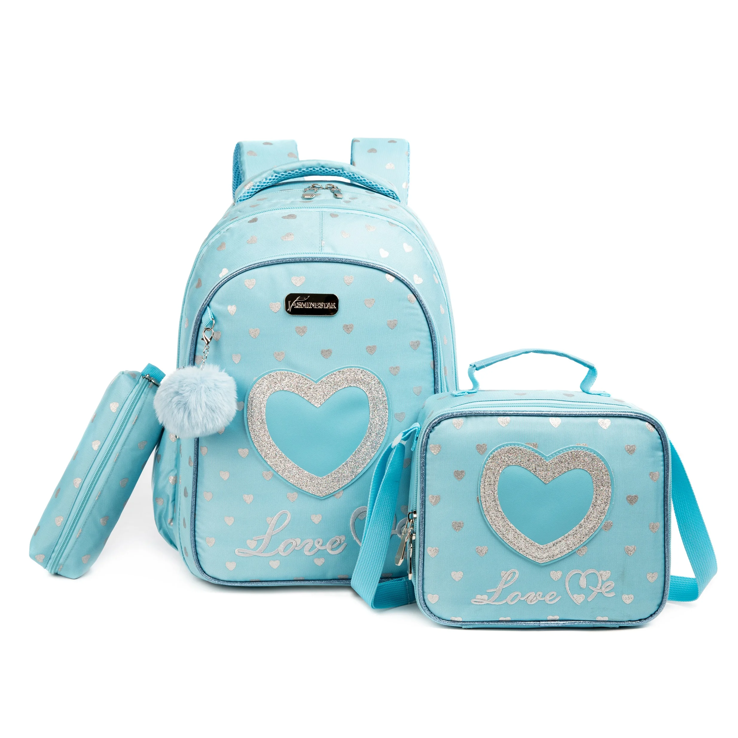 Meetbelify School Backpacks for Elementary Primary Girls with Lunch Bag and Pencil Case 1