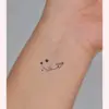 6pcs Waterproof Temporary Tattoo Sticker Minimalist Tattoo Pattern Personality Fake Tatoo Women Men Disposable Tattoo Stickers 5