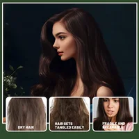 Huile de soin capillaire Batana, formule végétale, répare les cheveux abîmés, lisse les cheveux, huile nourrissante pour cheveux 6