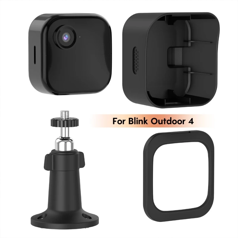 Universal Wall Mount Bracket for Blink Outdoor 4 Camera Weatherproof Protector Dependable and Long lasting Support durability metal wall bracket for wb 50 speaker support speaker unobtrusive wall bracket storage holder accessories dropship