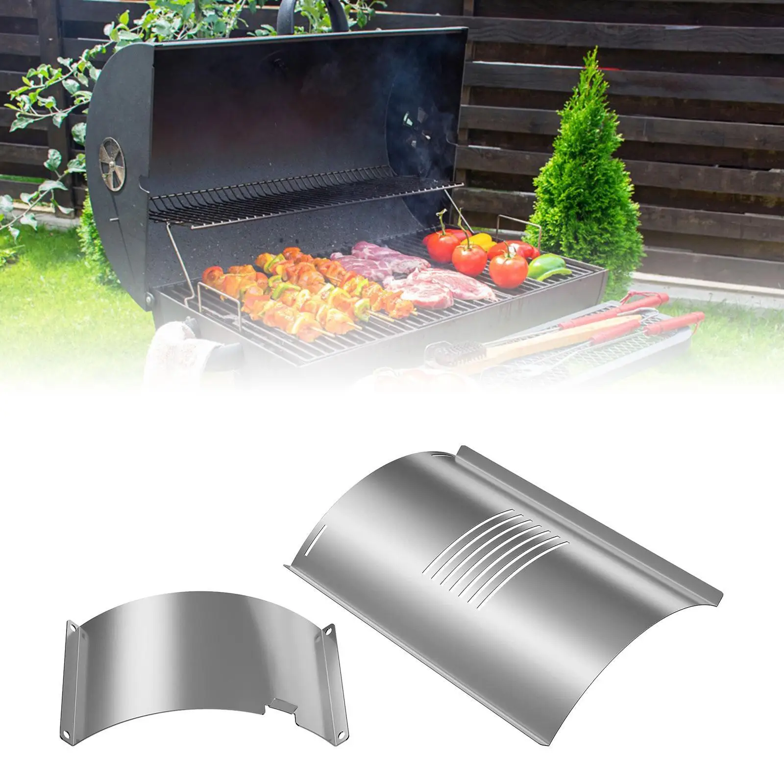 2x Grill with Slide Cover and Bottom, Flame Grill Kit, Heavy Duty Cover for 700 Series