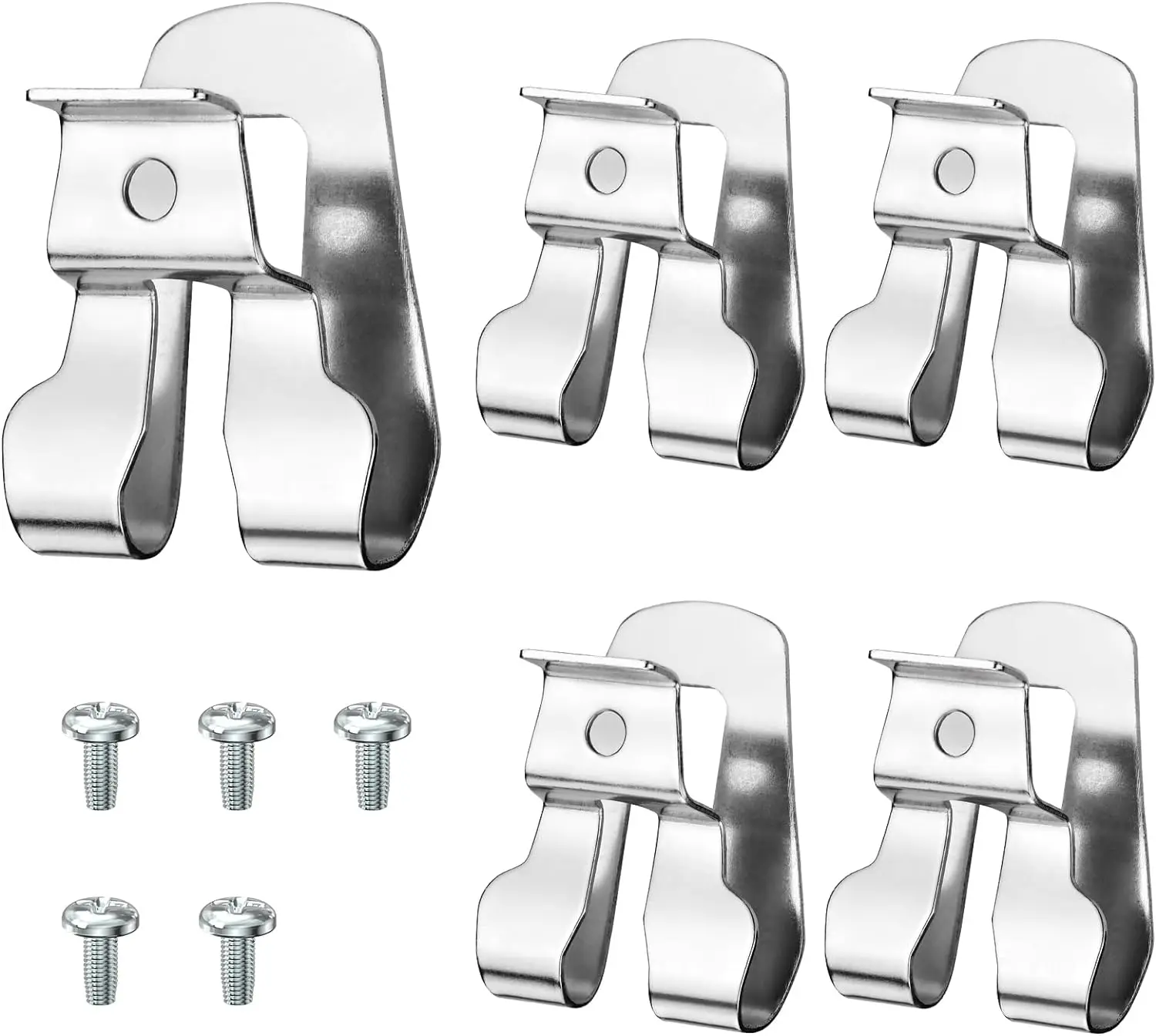 Belt Clip for Ryobi 5Pcs Drill Clip for Tool Belt Part with Screws Stainless Steel Driver Hook for Ryobi for Ridgid 18v Tools