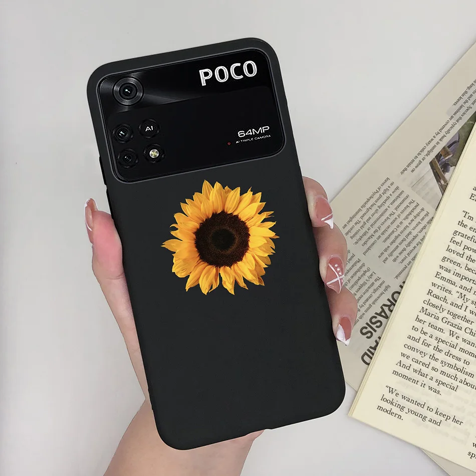 Charming Heart & Butterfly Floral Soft Silicone Matte Protective Phone Case