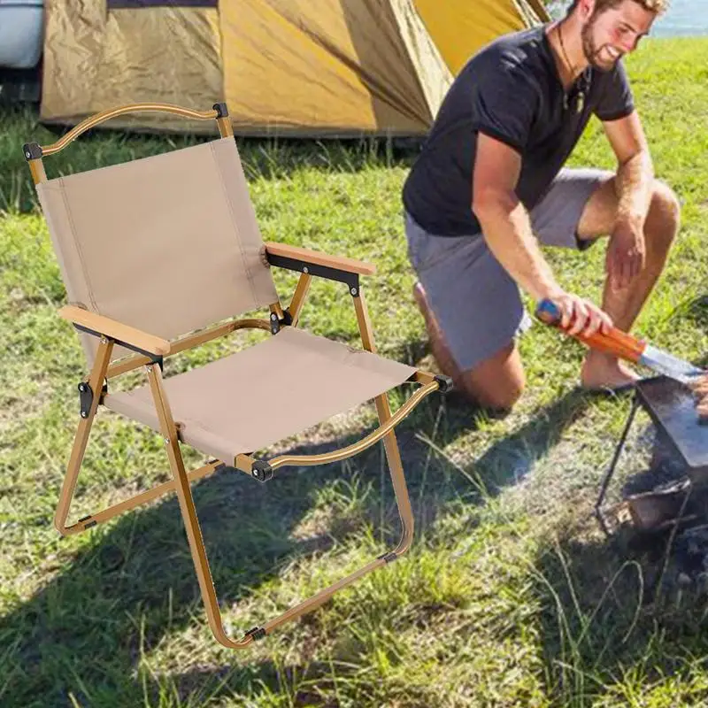 Aluminum Alloy Kermit Folding Chair Outdoor Portable Chair Light Camping Barbecue Camping Fishing Chairs Portable