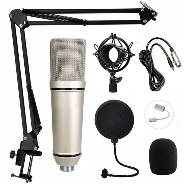 Microphone de Studio professionnel à condensateur en métal U87