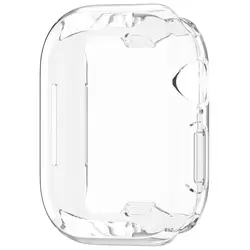 Premium TPU Plating Case with Screen Protector for Apple Watch Series 10 (Transparent)