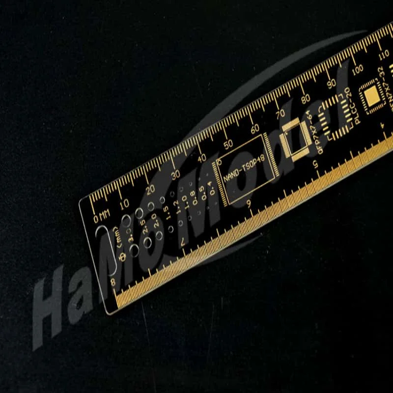 PCB 자, 다기능 각도기, 금침지 공정, 전문 측정 도구를 위한 맞춤형 디자인