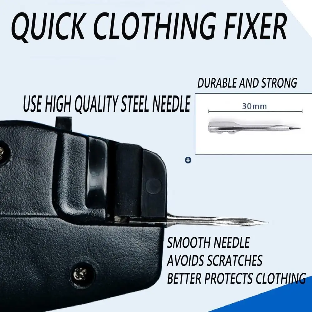 Quick Clothing Fixer Garment Sewing Tool Handheld Clothing Sewing Machine Mini Stitch Hemming Gun for Clothes