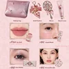 Flower Knows Strawberry Cupid Collection Makeup Set Sweetheart Gift Set Lip Mud Liquid Blush Face Palette All In One Make Up Kit 6