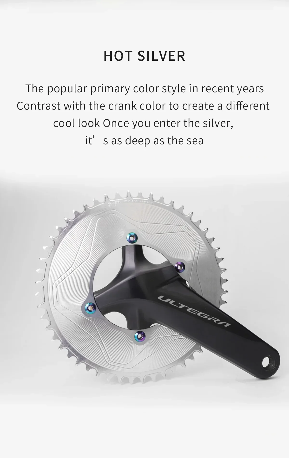 vision track crank 49t チェーンリングボルド付き vision track crank 49t チェーンリングボルド付き
