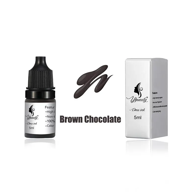 2pcs Tattoo Ink Kit Permanent Makeup Eyebrow Lips Eye Line Tattoo Body Beauty Art Supplies Color Pigment