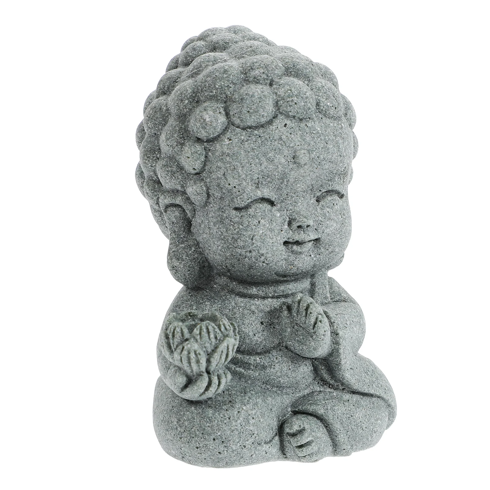 Small Peaceful Buddha Statue Meditation naments Fish Tank Decor Aquarium Garden Decorations Home Adornment Desktop Pet Products