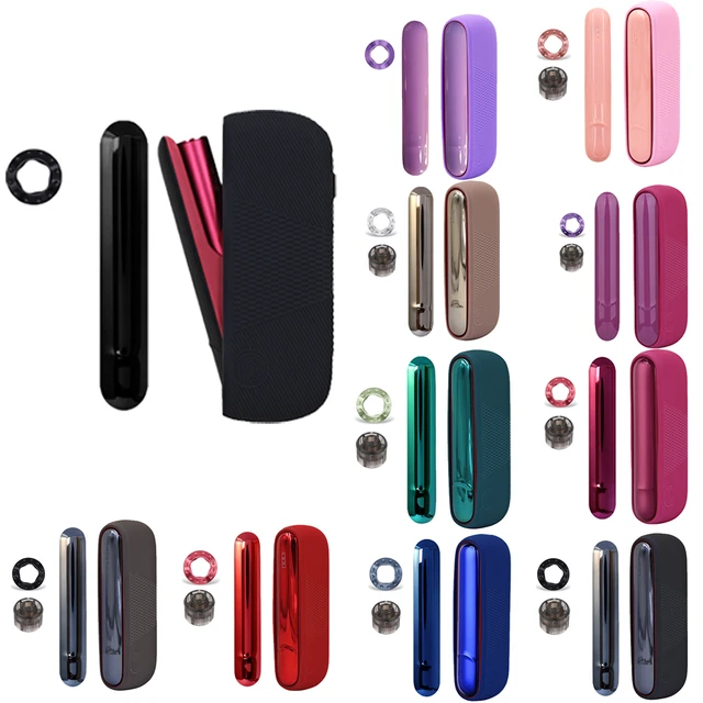 Colorful Case Replaceable Cap Ring + Case + Door Cover for IQOS ILUMA Skin  Silicon Holder iquos Accessories - AliExpress