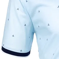 Men's Dots Printing T-shirts Turn-down Male Casual Business Clothing 2022 Summer New Fashion Slim Short Sleeve Patchwork Shirts - Image 5