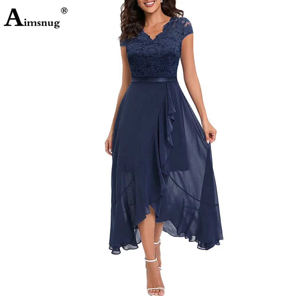 Spring Autumn Ladies Vestidos Puff Sleeve Slim Female A-line Dress