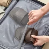 Foldable House Slipper Hotel Travel Shoes Non disposable Non-Slip Portable Home Guest Use Women Slides Flat Salon Homestay Hotel 3