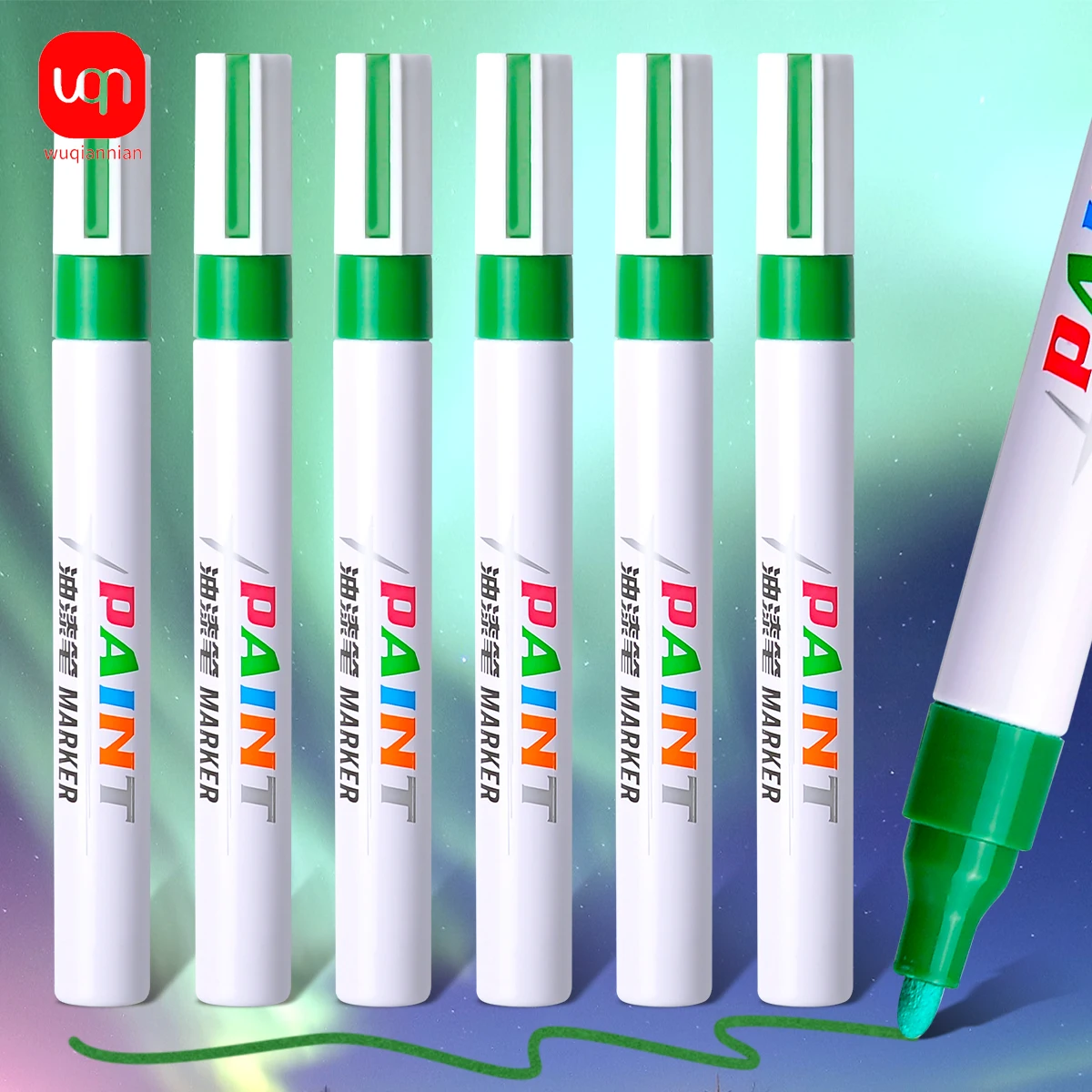 Permanent Marker Pen Marker Pens Permanent Marker Permanent Markers Paint Marker Pen Markers Pen Paint Pen Art Marker Pen 1 Piece of Japanese 855 Paint Pen Touch-up 8-color Waterproof Industrial Non-fading Tire Marker