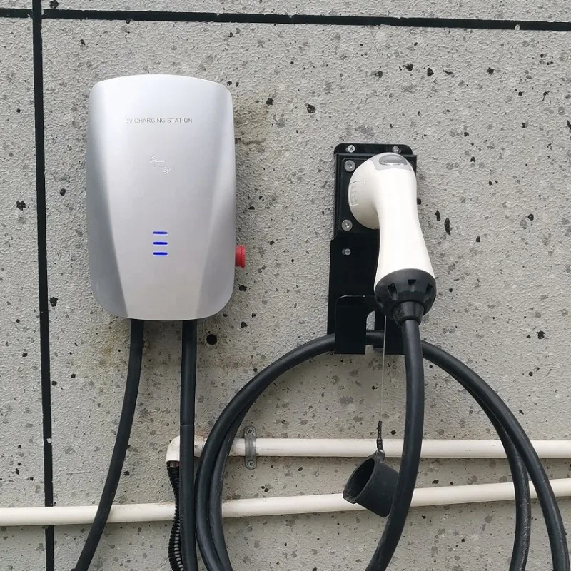 

Bluesky 3.5kw 11kw 22kw Wallbox Ac Ev Charger Wall-Mounted Ev Charger Wall Box Electric Car Charger Type 2 with Bluetooth