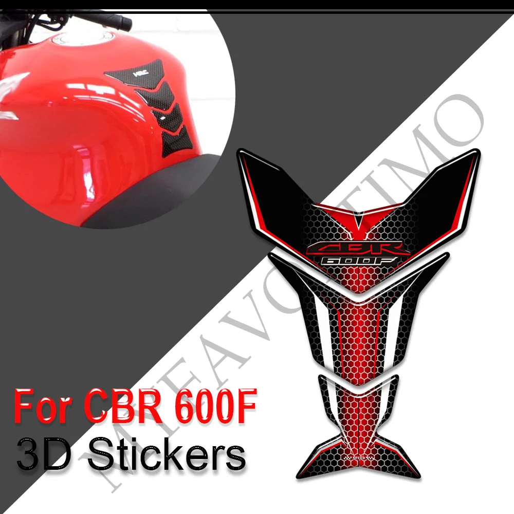 For Honda CBR 600 F 600F CBR600F Fireblade HRC Motorcycle Stickers Decals  Gas Fuel Oil Kit Knee Fender Tank Pad Protection gasoline pump controller fuel pump relay for honda nt400 bros nt650 deauville hawk ntv600 revere cbr600f cbr600 cbr600sjr pc800