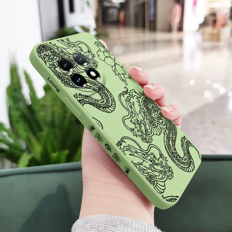 Dragon Travel Liquid Silicone Phone Case - Premium Protection Accessory