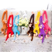 Colorful Plush Monkey Toys Colorful Long-Armed Monkey Photography Accessories Electric Crashproof Padded Monkey Doll Hanging Cur 4