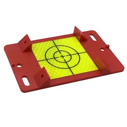 Reflective Target Mini Prism Plastic Plate (Red Color)