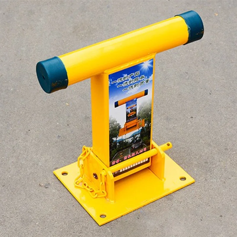 KOOJN T-shaped Parking Space Lock Parking Space Floor Lock Thickened Anti-collision Occupancy Manual Parking Space Lock