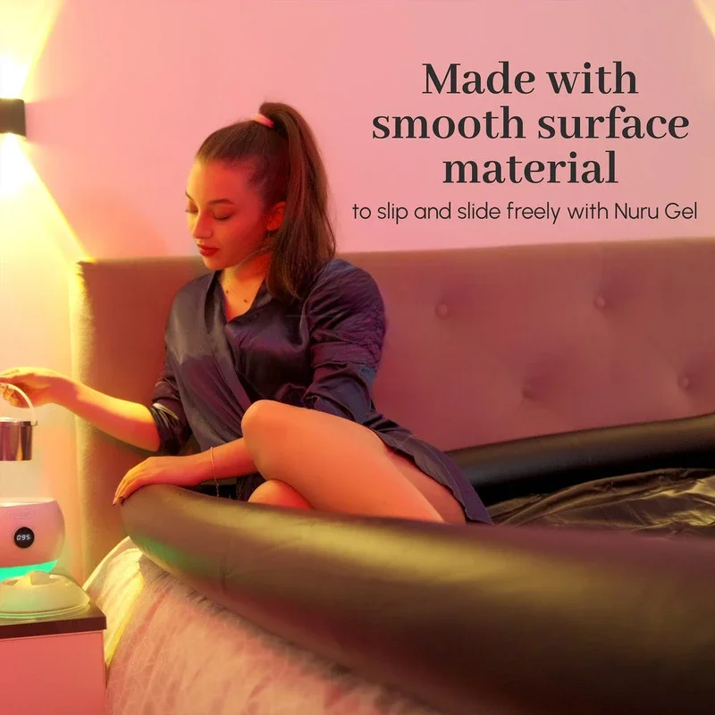 Inflatable Water Mattress Waterproof Oil-proof Massage Sex Furniture Wet Body Slave Training Accessories Sex Game for Couple