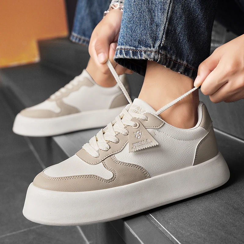 2025 New Men's Casual Shoes Fashion Soft Man Sports Shoe Students Lace-up Light Sneakers for Men Versatile Shoes 6