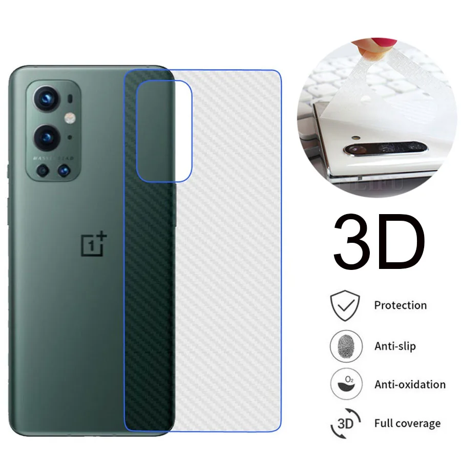Pellicola Posteriore In Fibra Di Carbonio 5 Pezzi Per Oneplus 9 7T 8 7 10 Pro Oneplus Ace Nord Tpu Copertura Completa Per One Plus 9 9R Nord N10 5G No