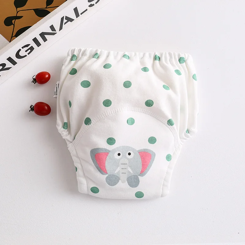 Korean Style Cute Cotton Baby Waterproof Training Pants New Baby Diaper Infant Washable Shorts Panties Nappy Changing Underwear, baby training pants, cloth diapers, waterproof diapers