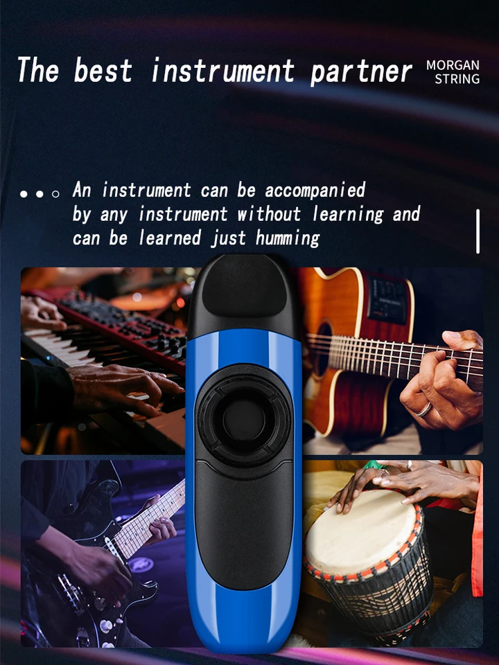 Electronic Kazoo Musicial Learn Easily Orff Plays ABS Material