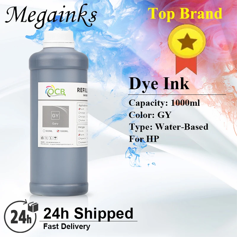 For HP 727 1000ml Refill Dye Ink dye ink kit ink refill kit dye ink refill ink cartridge refill kit ink refill Compatible for HP 72 T770 T790 T1120 T1200 727 T920 T1500 T2500 T930 T1530 T2530 Printer