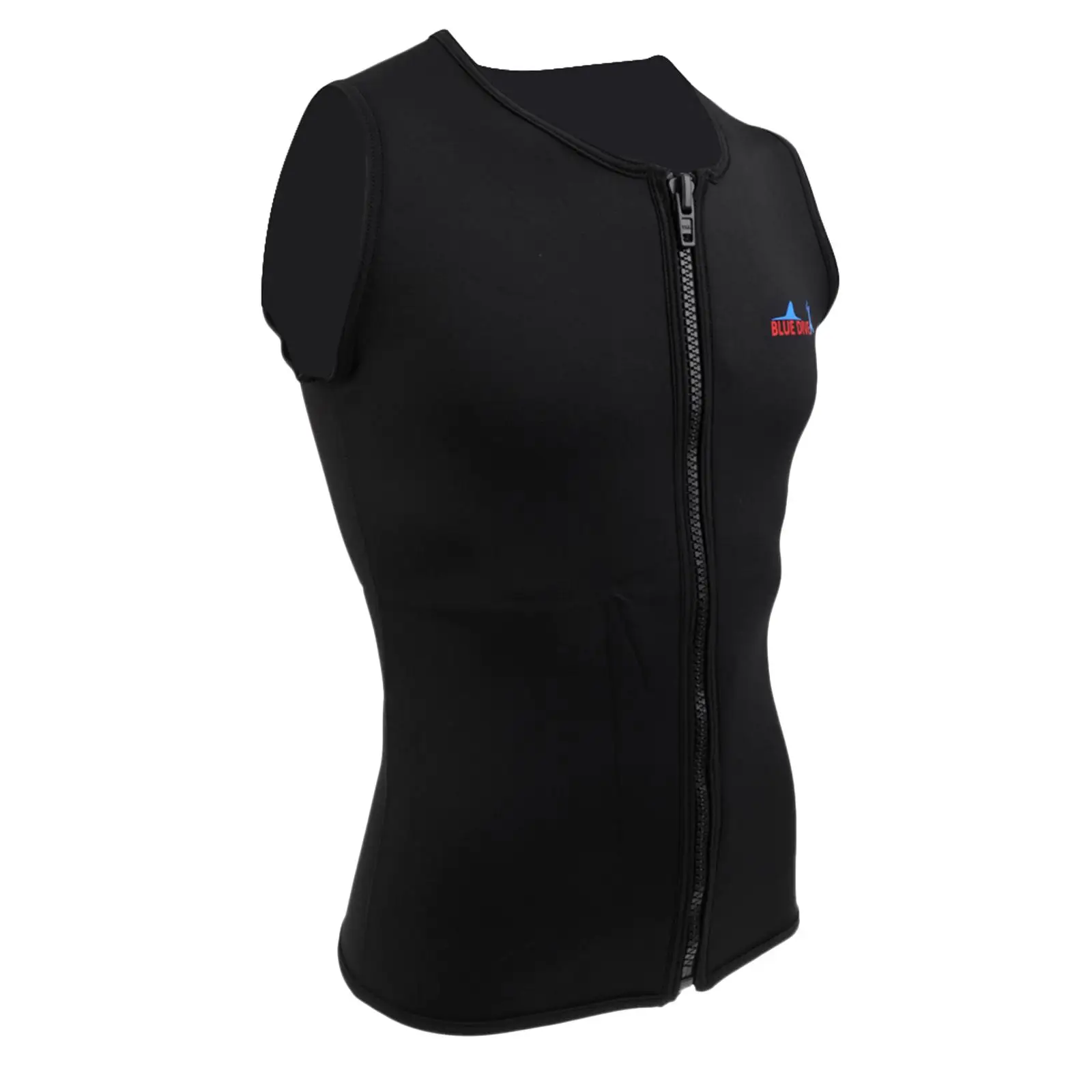 Wetsuit Men Sleeveless 2mm Neoprene Zipper Half Body Bathing Suit for Scuba Diving Surfing XXL
