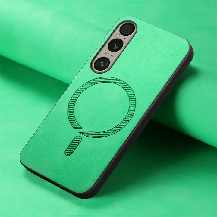 Leather MagSafe Case with Wireless Charging