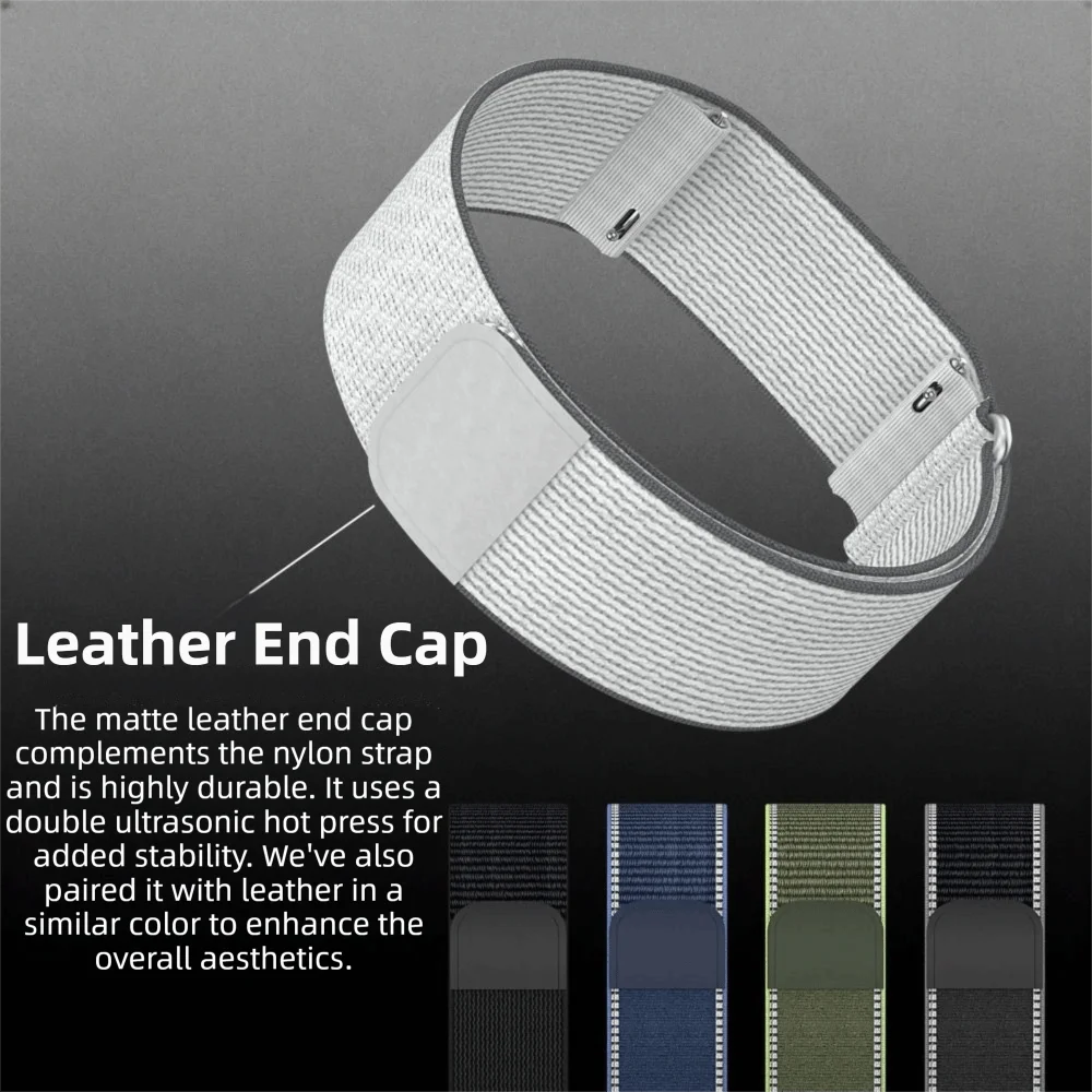 Nylon Sport Bicep Band with Adjustable Loop Design - Breathable Fitness Tracker Strap Replacement