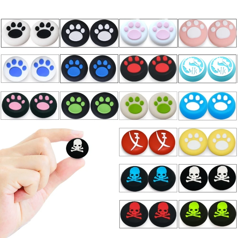 Cat Paw Silicone Thumbstick Grip Cap Per Playstation 5 Ps5/Ps5 Slim/Ps4 Xbox Series X/S One Controller Thumb Grip Caps Cover